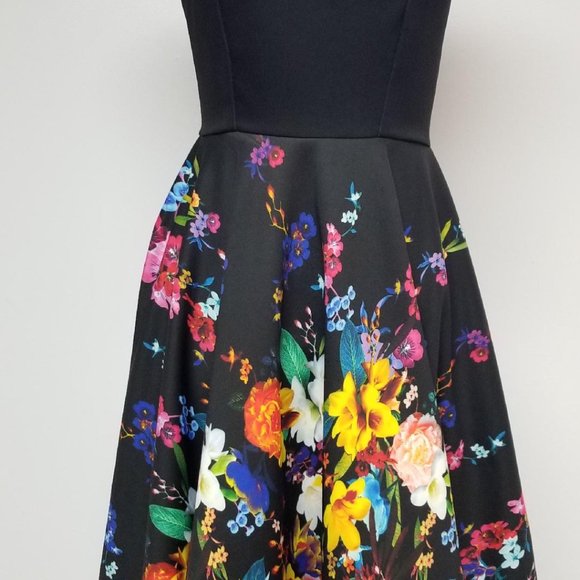 Handmade High/Low Floral Dress - Picture 2 of 3